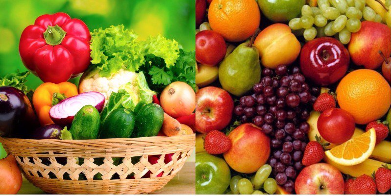 Nên ăn nhiều rau xanh, trái cây.jpg